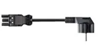 BACHMANN Gertezuleitung Schutzkontakt/Gertekupplung GST18-3 schwarz 1,5m