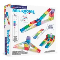 Magna-Tiles Rail Racers 33 Teile - Altersempfehlung ab: 3 Jahren - Material: Kunststoff - Anzahl Teile: 33 Teile