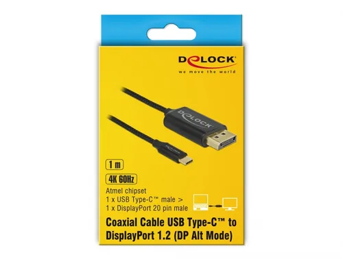 DeLOCK 83709 USB graphics adapter 3840 x 2160 pixels Black