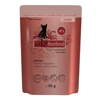 catz finefood Nassfutter No.03 Geflügel, 85 g - Tierbedürfnis: Verdauung - Magen & Darm - Lebensphase: Adult (1-7 Jahre) - Produkttyp: Alleinfutter - Packungsgrösse: 85 g - Fleischsorte: Geflügel - Tierart: Katze