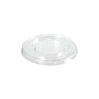 Duni Deckel für Dressingbecher 150 Stück - Materialtyp: Recyclingmaterial - Detailfarbe: Beige - Transparent - Material: Recycling PET