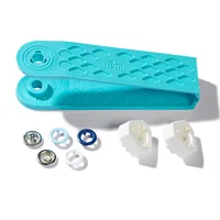 Prym  Love Druckknöpfe Jersey 8 mm, Mehrfarbig - Detailfarbe: Hellblau - Weiss - Blau