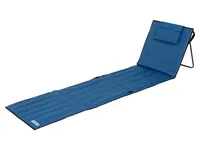 KOOR Strandmatte Calma Blu mit verstellbarer Kopfstütze, 220 cm - Schnelltrocknend: Ja - Breite: 55 cm - Länge: 220 cm - Farbe: Blau - Material: 600D Polyester Canvas - PE-Schaumstoff - Sportart: Camping - Outdoor