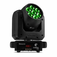 BeamZ Moving Head COBRA 712 - Typ: Moving Head - Leuchtmittel: LED - Ausstattung: Lüfter - Farbwechsler - DMX-fähig - Funktionen: Wash