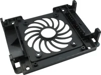Inter-Tech Einbaurahmen 1x5,25 für 1x2,5 / 1x3,5 /12cm Lüft.