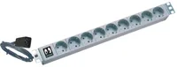 ONLINE USV 19"" Steckdosenleiste 16A Kaltgerätestecker > 9x Schutzkontaktb.