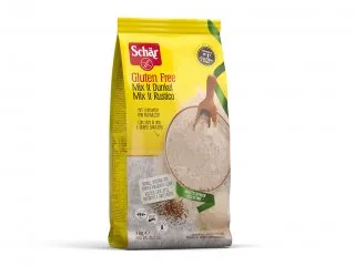 Dr.Schär Backmischung Mix it dunkel glutenfrei 1 kg - Nährwertangabe pro: 100 g - Energiegehalt (in kj): 1375 KJ - Energiegehalt (in kcal): 326 Kcal - Fett: 2.6 g - Gesättigte Fettsäuren: 0.5 g - Produkttyp: Brot