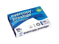Evercopy Kopierpapier A4, Weiss, 80 g/m²,2500 - Geeignet für Drucker: Universal - Grammatur: 80 g/m² - Papiertyp: Kopierpapier - Materialeigenschaften: Recycling - Verpackungseinheit: 2500 Stück - Papierformat: A4
