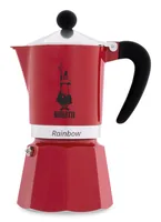 Bialetti Espressokocher Rainbow 3 Tassen rot