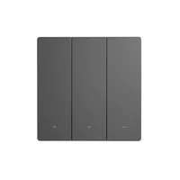 SONOFF WiFi-Lichtschalter M5-3C-86, 3-fach, 230 V, 6A - Detailfarbe: Schwarz - Protokoll: WLAN - Produkttyp: Fernbedienung und Wandtaster - Systemkommunikation: Wireless - System-Kompatibilität: Google Assistant - Amazon Alexa