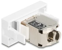 DELOCK Easy 45 Modul RJ45 Buchse zu LSA Cat.6A mit LED