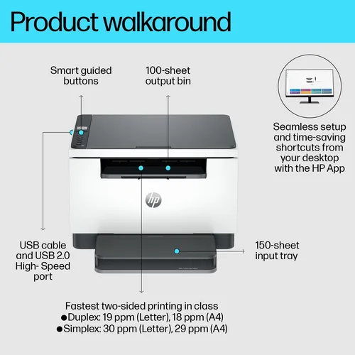 HP LaserJet MFP M234d Printer Laser A4 600 x 600 DPI 29 ppm