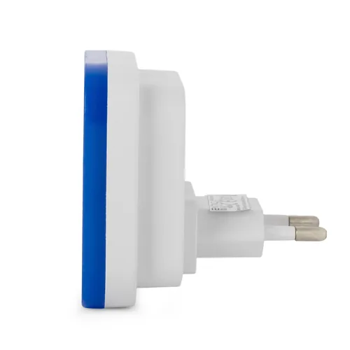 Entac Nachtlicht 0.5W quadratisch CW Blue Dämmerungssensor