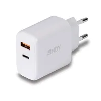 LINDY USB Ladegerät Typ A C Charger 30W, weiß