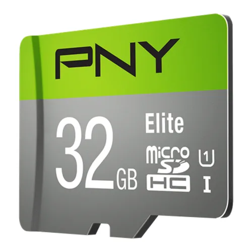 PNY micro-SDHC Elite 32GB P-SDU32GU185GW-GE UHS-I U1 & adapter