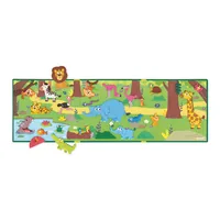Janod Beschäftigungsspielzeug Magnetistories Afrikanische Tiere - Altersempfehlung ab: 3 Jahren - Material: Pappe - Eigenschaften: Keine Eigenschaft - Zertifikate: Keine Zertifizierung - Detailfarbe: Grün - Mehrfarbig