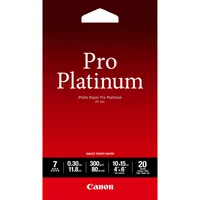 CANON Pro Platinum Photo Pap.10x15cm PT101A6 InkJet glossy 300g 20 Blatt