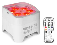 BeamZ Bodenstrahler BBP96SW Uplight Par Weiss - Typ: Bodenstrahler - Leuchtmittel: LED - Ausstattung: Integrierter Akku - DMX-fähig - Inkl. Fernbedienung