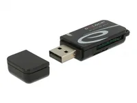 Delock Mini USB 2.0 Card Reader mit SD und Micro SD Slot