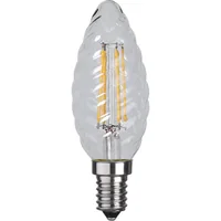 Star Trading LED Leuchtmittel E14 TC35 Clear 470 lm, 2700K, 4.2W, 230 V - Energieeffizienzklasse: E - Lampensockel: E14 - Protokoll: Ohne - Smart Home: Nicht kompatibel - Farbtemperatur Kelvin: 2700 K - Gesamtleistung: 4.2 W