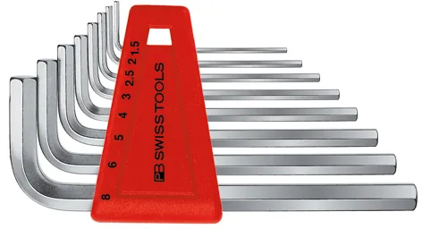 PB Swiss Tools Winkelschlüssel-Set 1.5-10 mm Innensechskant - Kugelkopf: Nein - Schraubenziehertyp: Innensechskant
