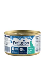 Exclusion Nassfutter Sterilized Tuna, 85 g - Tierbedürfnis: Haut & Fell - Verdauung - Magen & Darm - Nieren & Harnwege - Geschmacksrichtung: Fisch - Zertifikate: Keine Zertifizierung - Fleischsorte: Thunfisch - Packungsgrösse: 85 g - Futtereigenschaft: Oh