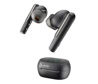 HP Poly Voyager Free 60+ UC M Carbon Black Earbuds +BT700 USB-C Adapter +Touchscreen Charge Case Kopfhörer Kabellos im Ohr Anrufe/Musik USB Typ-C Bluetooth Schwarz