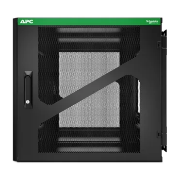 APC Wandschrank NetShelter AR112SM 19 / 12HE / Schwarz - Produkttyp: Wandgehäuse - 10/19 Rack: 19 - Höheneinheiten: 12HE - Schallgedämpft: Nein - Einbautiefe: 835 - Tiefe (Aussenmass): 1037 mm