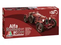 Italeri Bausatz Alfa Romeo 8C 2300 Roadster 1:12 - Massstab: 1:12 - Level: 5 - Altersempfehlung ab: 14 Jahren - Set: Nein - Fahrzeugtyp: Personenwagen