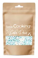 ScrapCooking Zuckerdekore Perlen weiss / blau 55 g - Zertifikate: Keine Zertifizierung - Packungsgrösse: 55 g - Nährwertangabe pro: 100 g - Energiegehalt (in kcal): 419 Kcal - Energiegehalt (in kj): 1773 KJ - Fett: 4.2 g