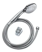 diaqua® Duschbrausen-Set Menorca, 150 cm, Verchromt - Schlauchlänge: 1.5 m - Anschluss: 1/2 - Anzahl Strahlarten: 3 - Funktionen: Keine