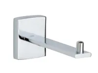 tesa Toilettenpapierhalter Klaam Silber - Befestigung: Kleben - Aufhängevorrichtung: Nein - Anzahl Rollen: 1 - Detailfarbe: Silber - Detailmaterial: Metall - Grundmaterial: Metall