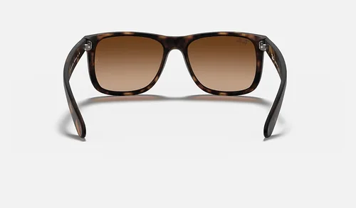 Ray-Ban Sonnenbrille Justin Rubber Light Havana - Grössentyp: Normalgrösse - Brillenform: Quadratisch - Brillenglasfarbe: Braun - Detailfarbe: Tortoise - Altersgruppe: Erwachsene - Zielgruppe: Unisex