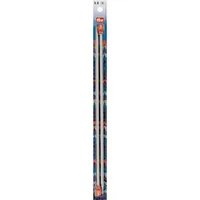 Prym Jackenstricknadel Alu, Grau 5.00 mm, 30 cm, Karte 2 Stück - Material: Aluminium - Produkttyp: Jackenstricknadel