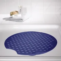 Ridder Duschwanneneinlage Tecno Ø 55 cm, Ultramarine - Breite: 55 cm - Länge: 55 cm - Detailfarbe: Ultramarine - Detailmaterial: Polyvinylchlorid (PVC) - Grundmaterial: Kunststoff