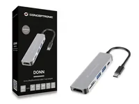 CONCEPTRONIC 6-1 Dock USB-C->HDMI2xUSB-ASDTF 15cm gr