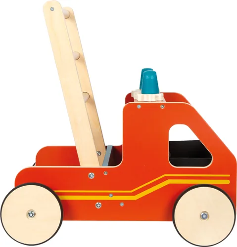small foot Lauflernwagen Feuerwehr - Altersempfehlung ab: 12 Monaten - Detailfarbe: Rot - Material: Filz - Gummi - Holz - Metall - Nachhaltigkeit: Nicht angegeben - Produkttyp Lauflerner: Schiebewagen - Höhenverstellbar: Keine Angaben