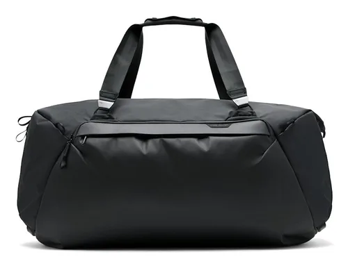 Peak Design Reise-Seesack 80 L Schwarz - Tragemöglichkeit: Handgriff - Schulterriemen - Detailfarbe: Schwarz - Zusatzfächer: Ja - Ausstattung: Handgriff - Reissverschluss - Zubehörfach - Anzahl Objektive: 0 - Bauform Kamera: Zubehör