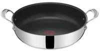 Tefal Servierpfanne Jamie Oliver Classic 30 cm - Material: Edelstahl 18/10 - Pfannentyp: Servierpfanne - Kompatible Kochfelder: Backofen - Glaskeramik - Gas - Halogen - Induktion - Elektro - Antihaftbeschichtung: Ja - Detailfarbe: Silber - Set: Nein