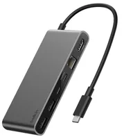 Belkin Dockingstation Connect 8-in-1 USB-C Hub - Ladefunktion: Ja - Dockinganschluss: Dual USB-C - Kompatible Hersteller: Universal - VESA-Bohrung vorhanden: Nein