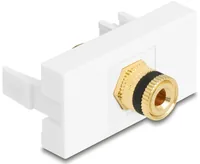 DeLOCK 90902 socket-outlet Speaker terminal Black, White