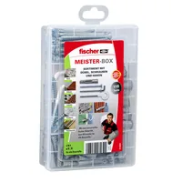 Meister-Box UX mit Schrauben und Haken, Dübel