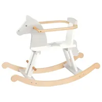 Goki Schaukelpferd Weiss/Nature - Altersempfehlung ab: 12 Monaten - Material: Holz - Nachhaltigkeit: Nicht angegeben