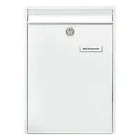 BURG-WÄCHTER LEIPZIG 777 W mailbox White Wall-mounted mailbox Steel
