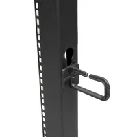 StarTech.com Open Frame Rack 25HE - 4 Pfosten Serverschrank - 58 cm - 104 cm tiefenverstellbar mit Rollen / Nivellierfüße und Kabelverwaltung (4POSTRACK25U)