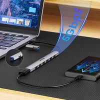 Unitek H1209AGY01 USB-A 5Gbps 7in1 USB hub