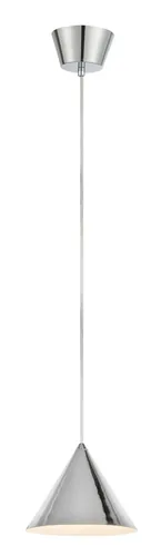 Markslöjd Pendelleuchte TIP 1-flammig 20 cm Chrom - Betriebsart: Netzbetrieb - Lampensockel: E14 - Smart Home: Nicht kompatibel - Farbtemperatur Kelvin: Je nach Leuchtmittel - Anwendungsbereich: Indoor - Gesamtleistung: 40 W