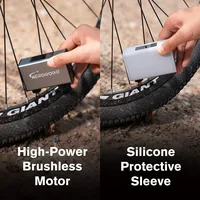 Aerogogo Luftpumpe 150psi AS3 Max - Ventiltyp: Sclaverand/Presta - Pumpentyp: Elektrische Pumpe - Nachhaltigkeit: Nicht angegeben - Pumpe Eigenschaften: Aufpumpen - Sportart: Velo