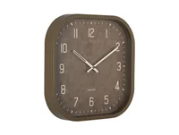 KARLSSON Wanduhr Elemental Cuadrado 30 x 30 cm, Luxus grün - Uhrtyp: Analog - Betriebsart: Akkubetrieb - Batteriebetrieb - Funksignal: Nein - Funktionen: Zeit - Form: Quadrat - Detailfarbe: Grün