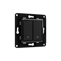 Shelly Wall Switch 2 light switch Black